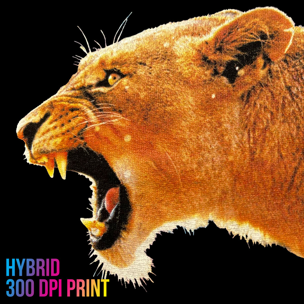 300 DPI Hybrid Lion